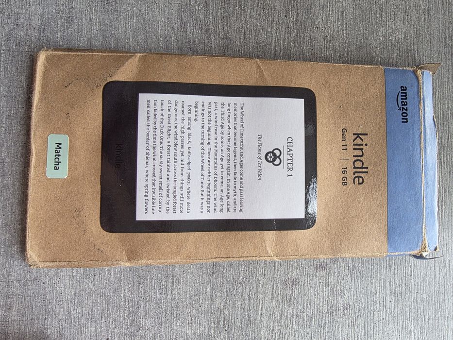 Kindle. 11 покоління. 2024. 16Гб Підсвітка. Новий. Matcha. Зелений