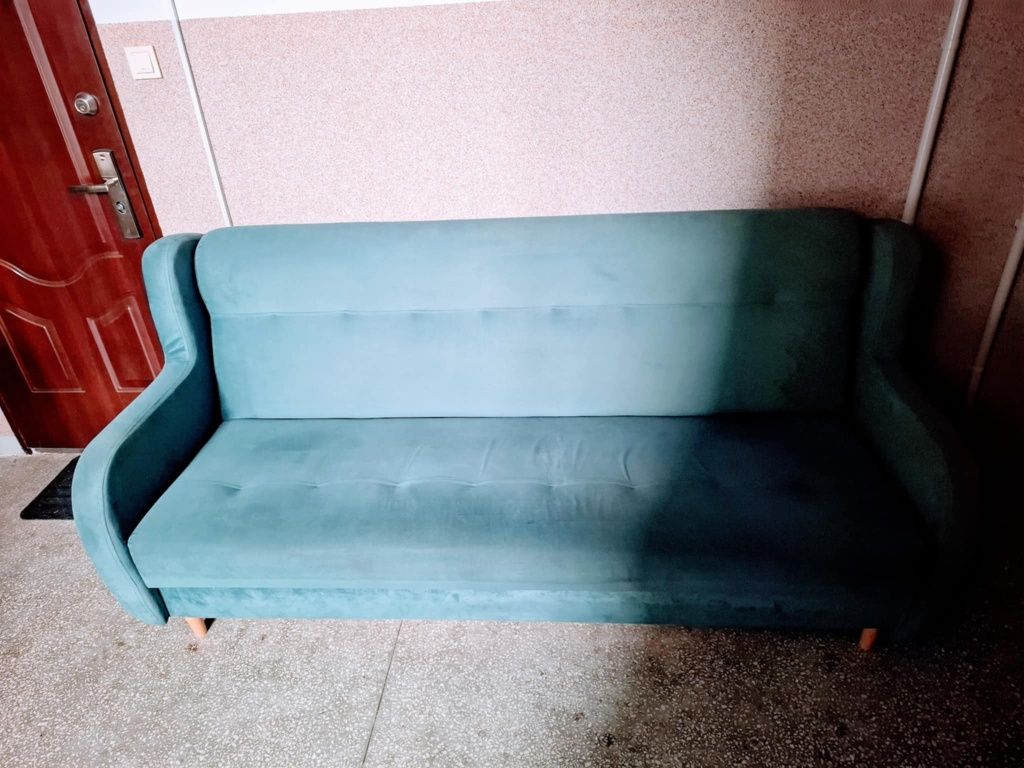 Wersalka z funkcją spania i fotel do salonu stan bardzo dobry Gdańsk