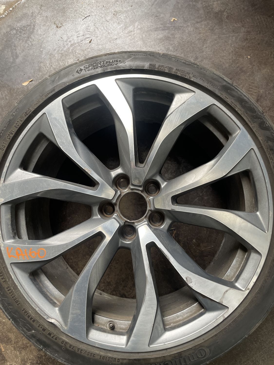 Диски Audi OEM 4G0601025G 8,5x20 5x112 ET45 DIA66,6 (anthracite) Б/У