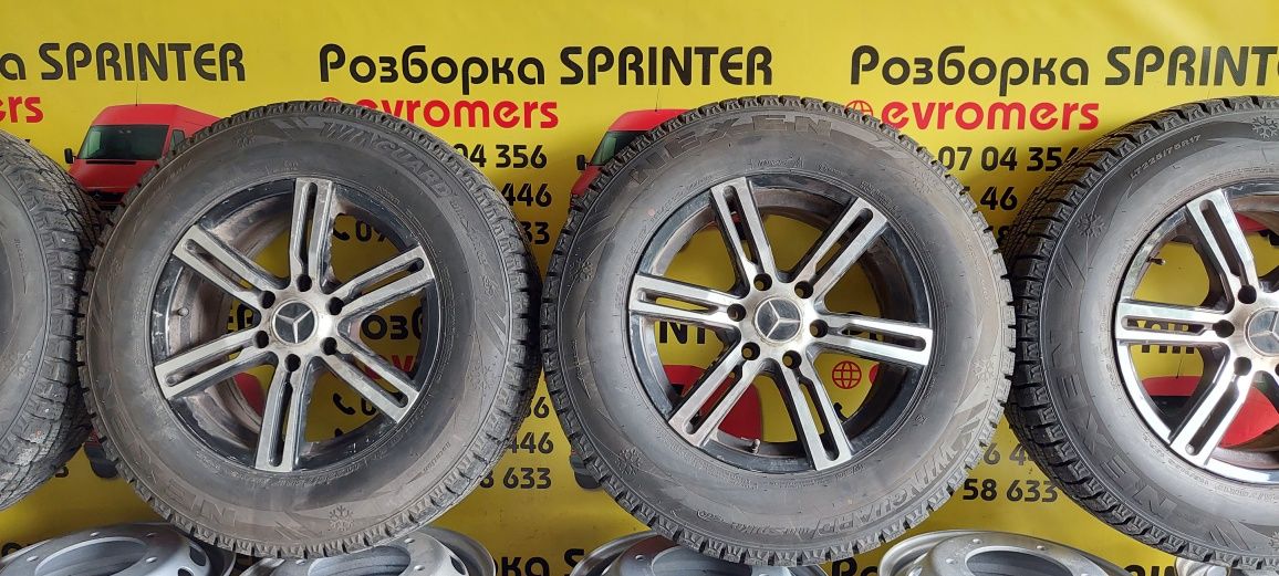 резина дельфін 225 75 r17 mercedes Sprinter w907 w906 Crafter Man
