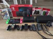 Konsola Nintendo Switch V2 + 2 gry + akcesoria