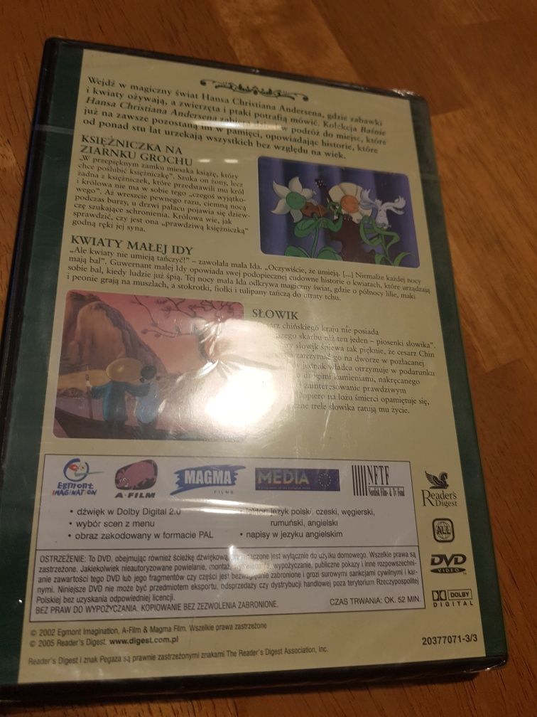 Księżniczka na ziarnku grochu  i Kwiaty małej Idy. DVD
