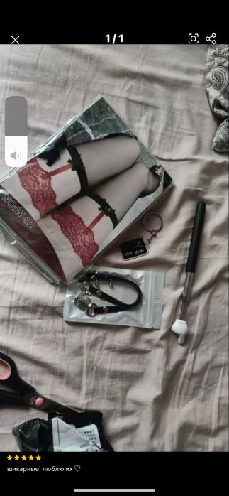 Женские чулки с кружевом