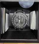 Swatch x Omega Bioceramic Moonswatch Mission To Moonphase Snoopy
Black