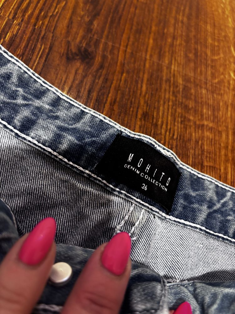 Spodenki jeansowe mohito 36