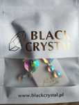 Kolczyki Black crystali taniec brzucha