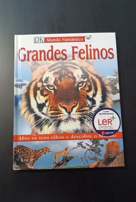 Livro Animais Grandes Felinos. Como Novo
