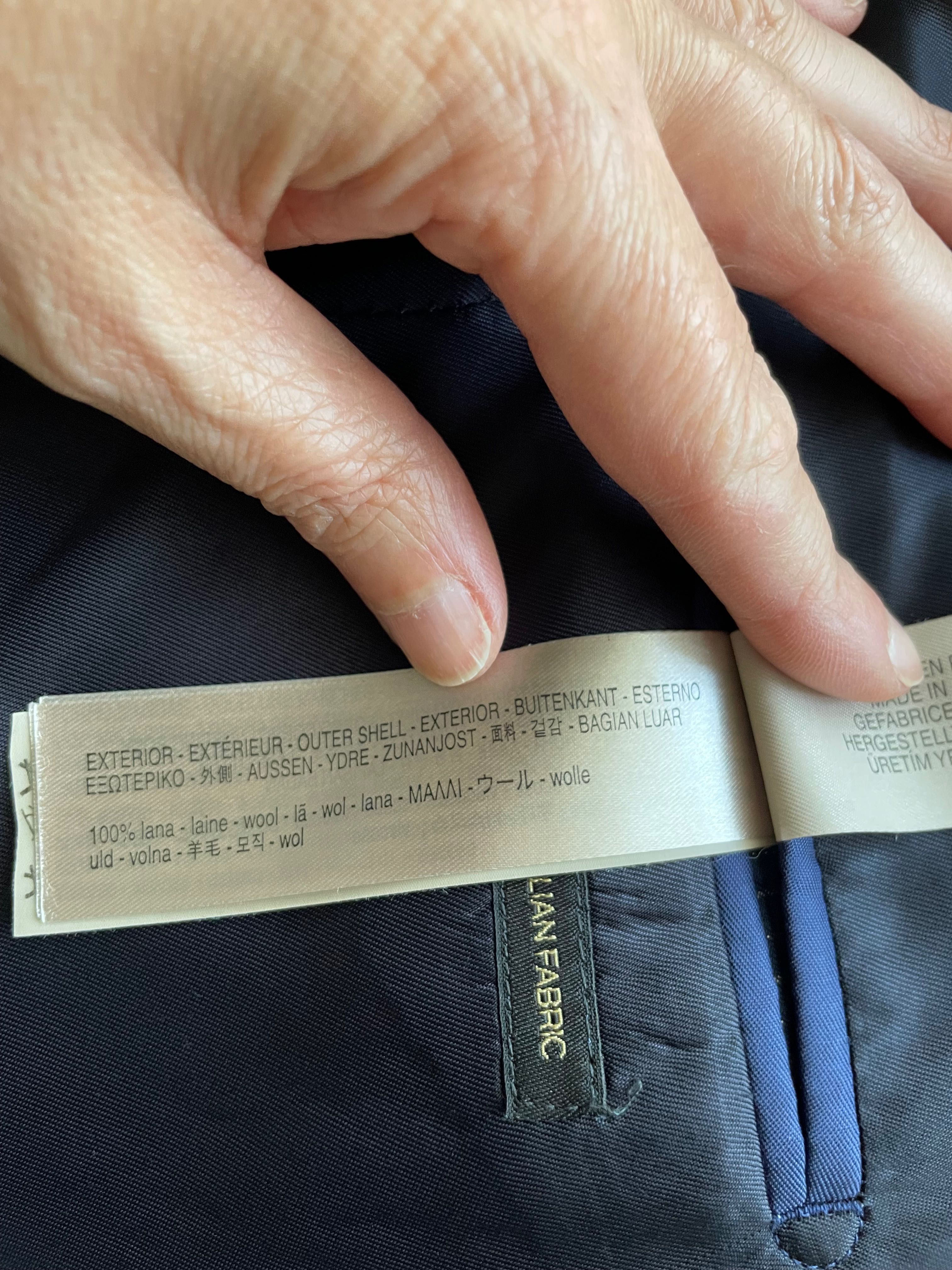 Fato homem Massimo Dutti azul escuro