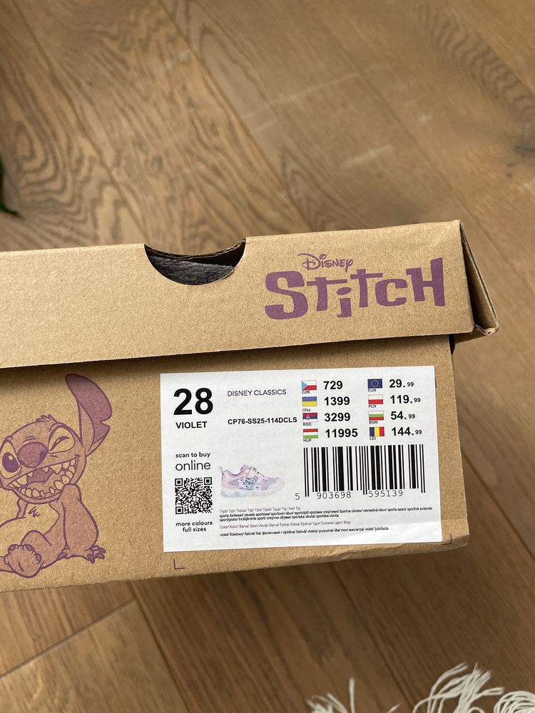 Nowe buty 27 świecące Stitch na gwarancji