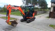 Minikoparka Kubota KX027-4, 2020rok