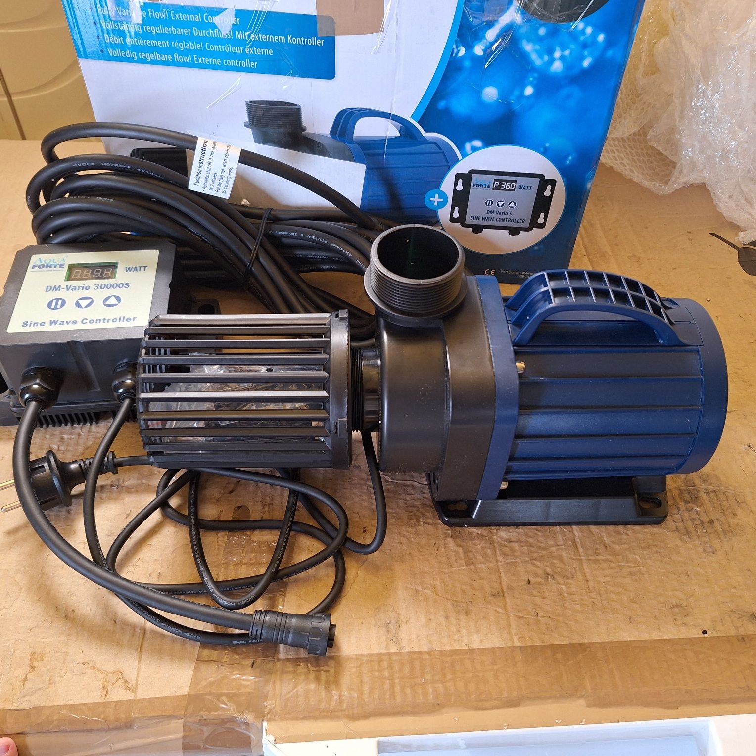 aquaforte dm 30000 vario pompa wody oczko staw kaskada