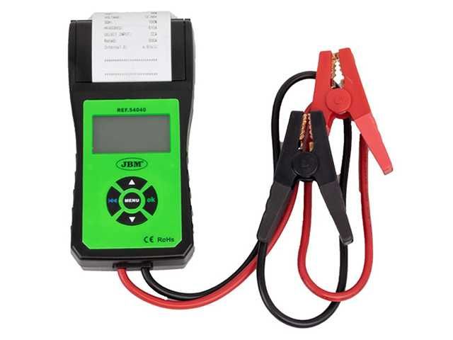 Teste Baterias Digital c/Impressora | JBM 54040
