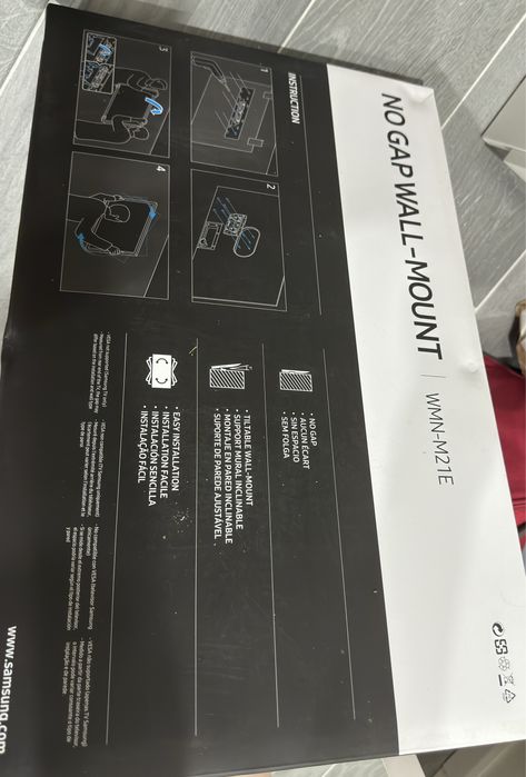 No gap wall-mount samsung