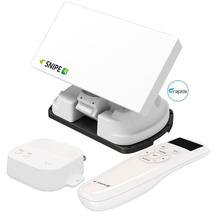 Antena Parabólica SELFSAT Snipe V4 GPS Automatica P/ Autocaravanas