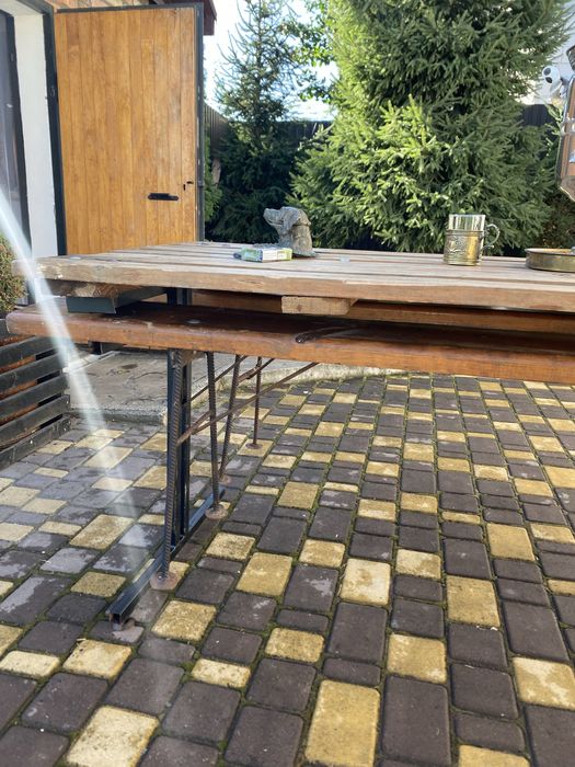 Продам стол + дві лавки