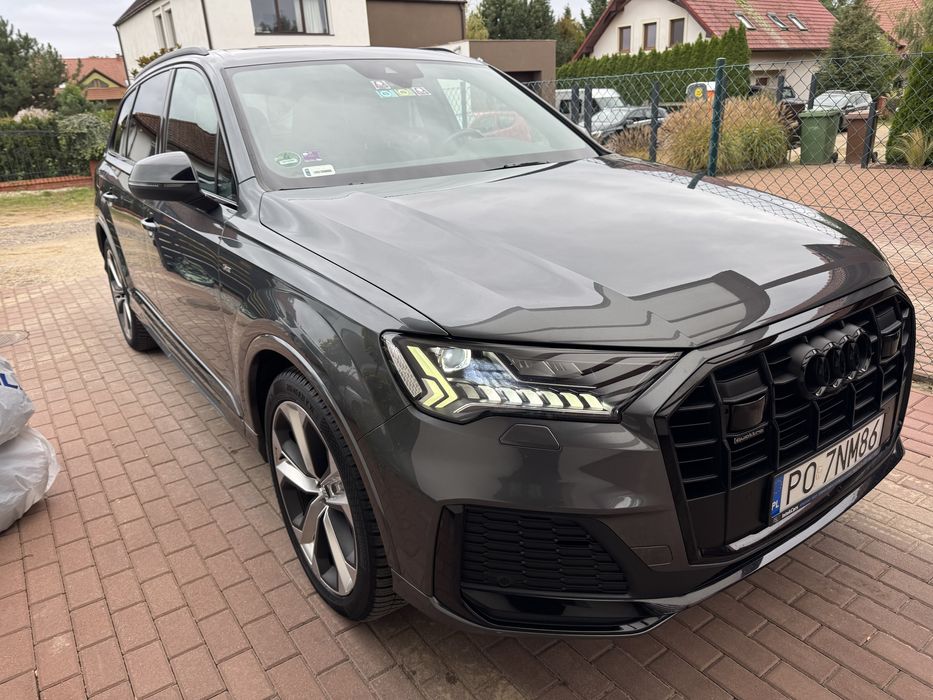 Audi Q7 50Tdi_Pneumatyka_Oś Skrętna_21 Koła_Panorama_Hak_Matrix_Salon!