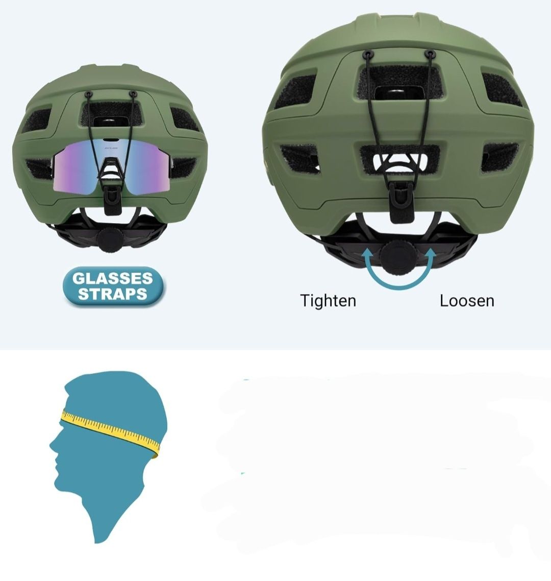 Kask rowerowy Favoto Mountain Bike z daszkiem