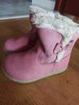 Kozaki, buty zimowe dla dziewczynki. Deichmann rozmiar 22,stan bdb