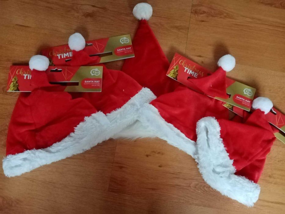 czapeczki na mikołajki