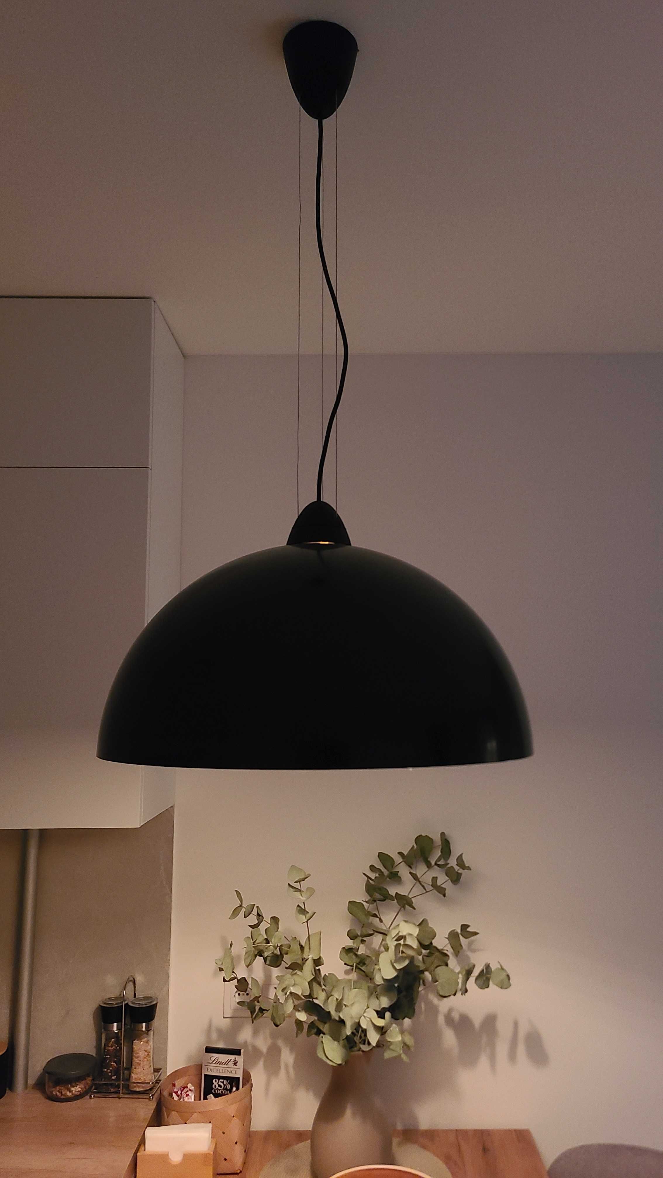Чорний підвісний світильник півкуля | Люстра TK LIGHTING півкуля