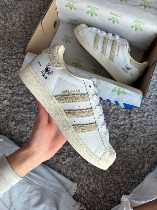 Adidas Superstar Cloud White Disney Stitch