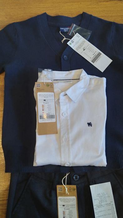 Ubranie Coccodrillo eleganckie na chłopaka rozmiar 122.