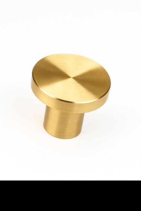 Uchwyt meblowy galka naturlany mosiadz fi30 mm