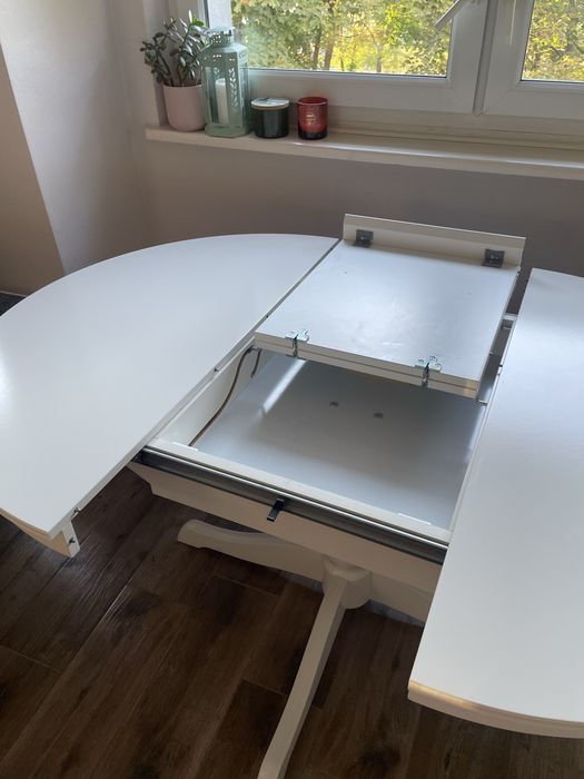 Stół okragly IKEA Ingatorp rozkladany