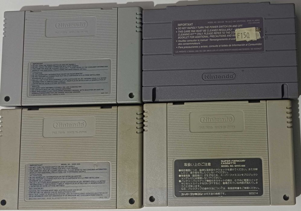 Jogos SNES Lote 3