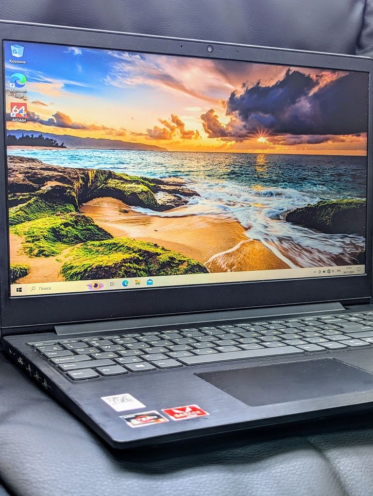 Тонкий ноутбук Lenovo IdeaPad S145-15API AMD Ryzen 5 3500 4-16 1Tb SSD