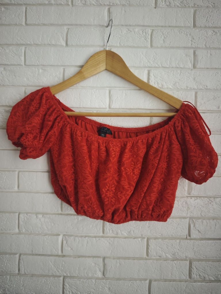 Crop top damski topshop