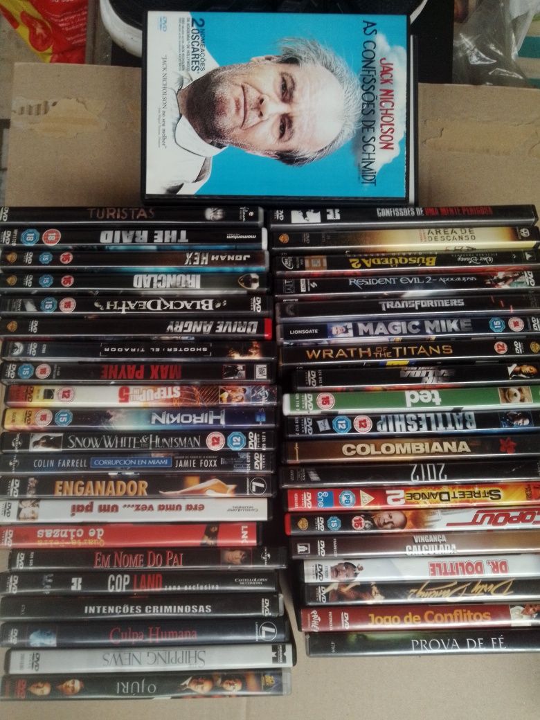 DVDs filmes em excelente estado