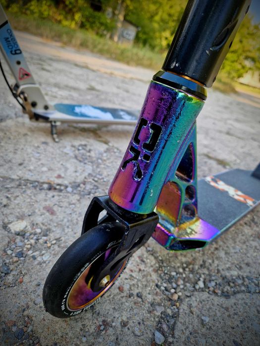 Hulajnoga wyczynowa Soke XTR Street – koła 110 mm rainbow