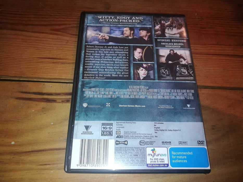 Sherlock Holmes (Região 4)	DVD