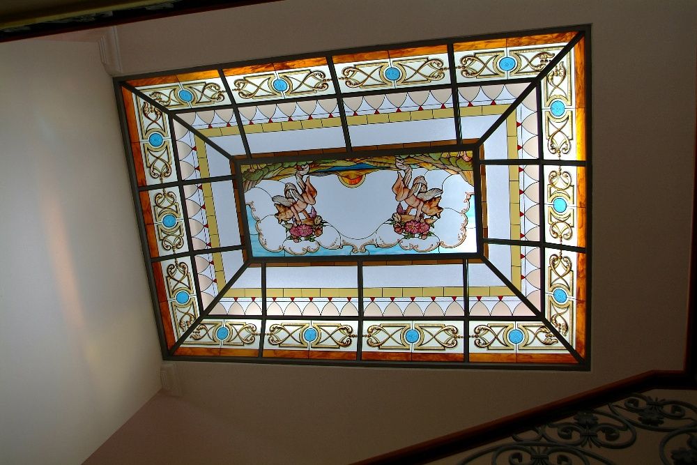 vitral autêntico, para moradias e hotelaria