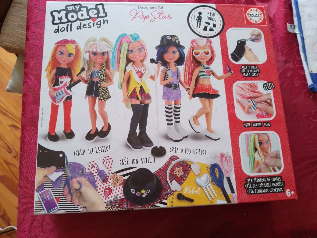 My Model Doll Design -Jogo - Educa - 10E  Caneta Polydente-2E Desde 2E