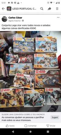 Coleção Lego star wars