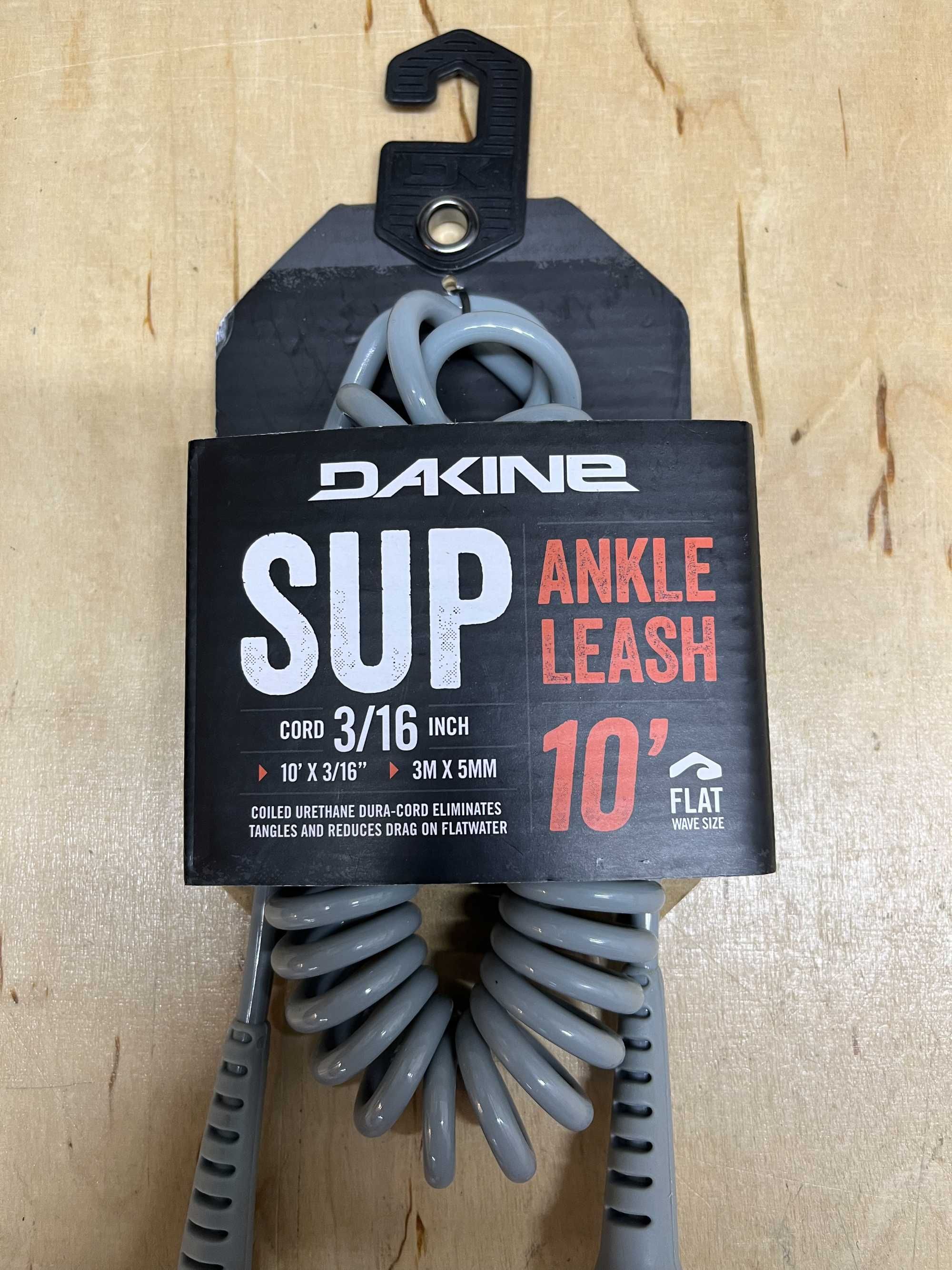 SUP Leash Dakine COILED na Kostkę 10' Leash Spiralny Sprężynka 3m NOWY