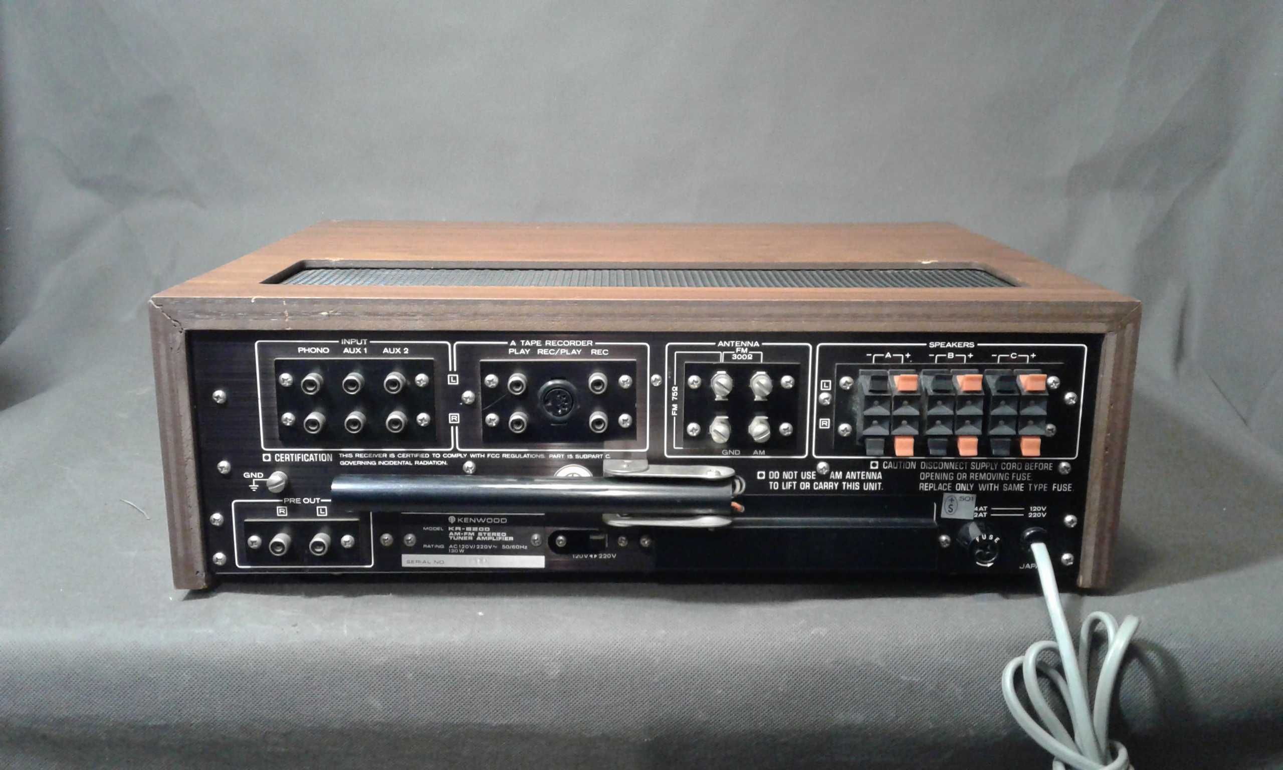 KENWOOD KR-6200 amplituner stereo vintage