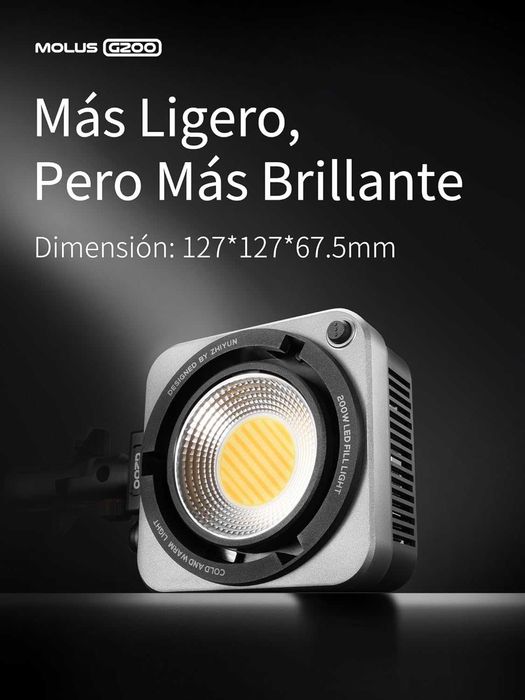 ZHIYUN MOLUS G200 - LED de 200W