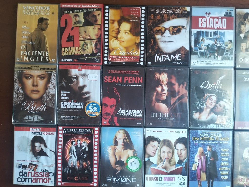 DVD's variados (1,50€ unidade)