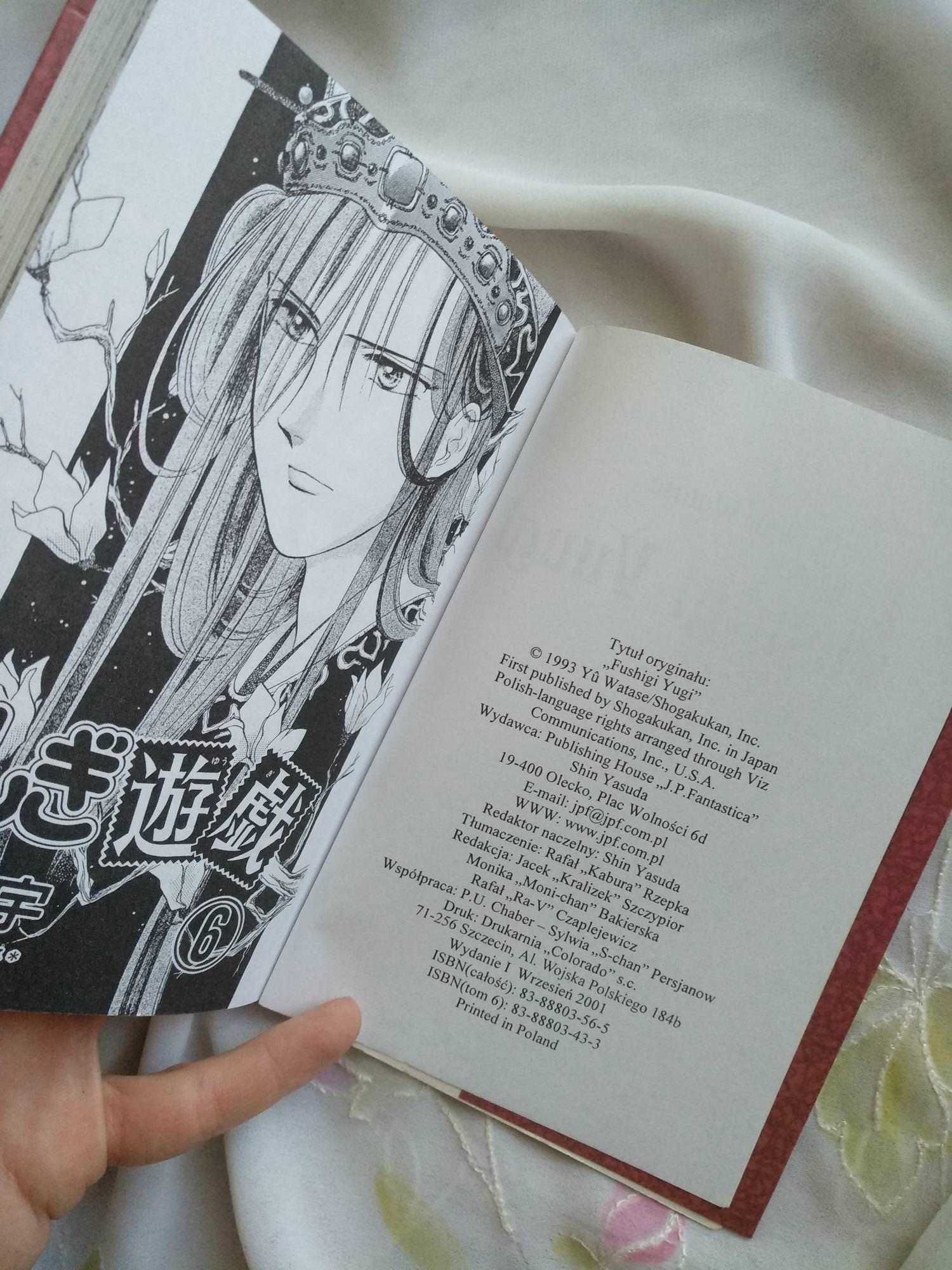 manga Fushigi Yuugi tom 6