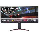 Monitor Curvo LG 38GN950-B nano IPS 37.5" WQHD+ vai até 160hz Gamer