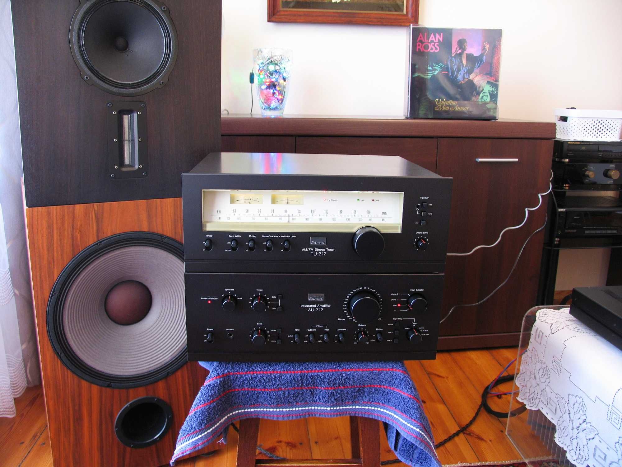 Sansui AU-717 + TU-717 / Zestaw + Przegląd + Recap TOP  '' Vintage ''