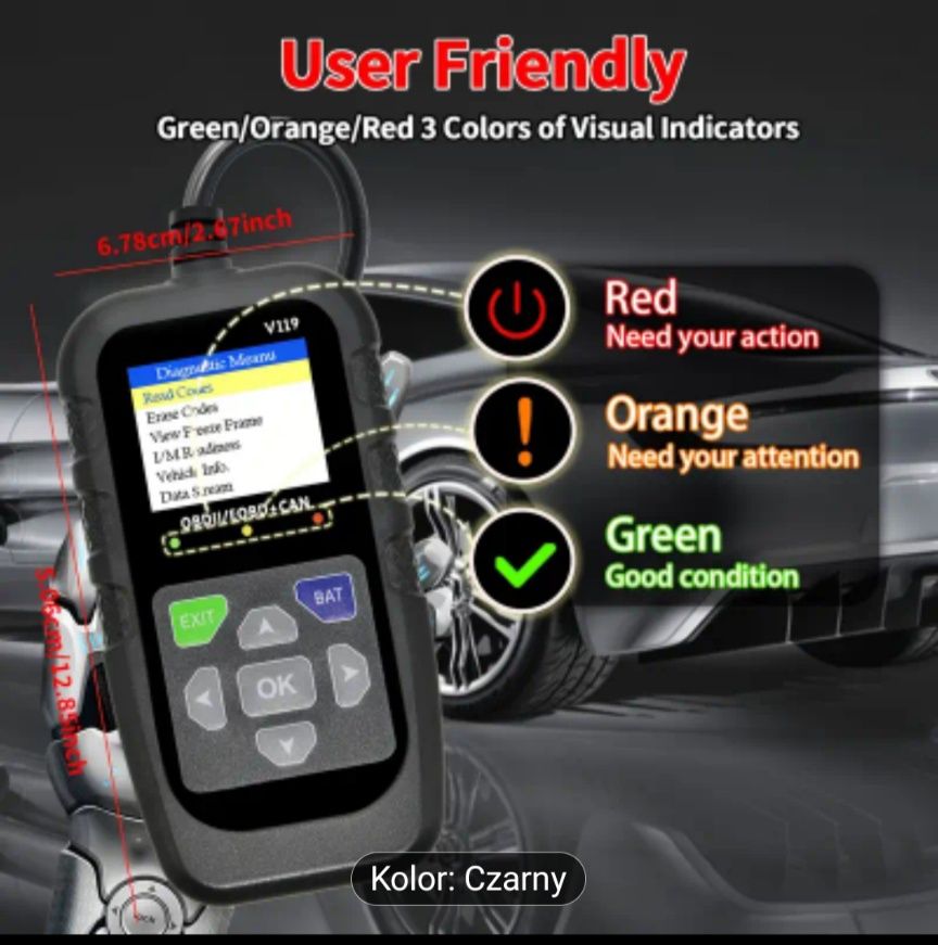 Skaner OBD II skaner diagnostyczny obd2