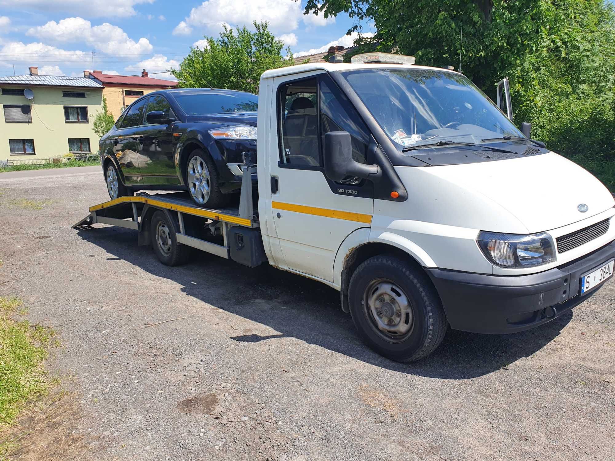 WYPOŻYCZALNIA FORD Transit Autolaweta Laweta wynajem. EKONOMICZNA