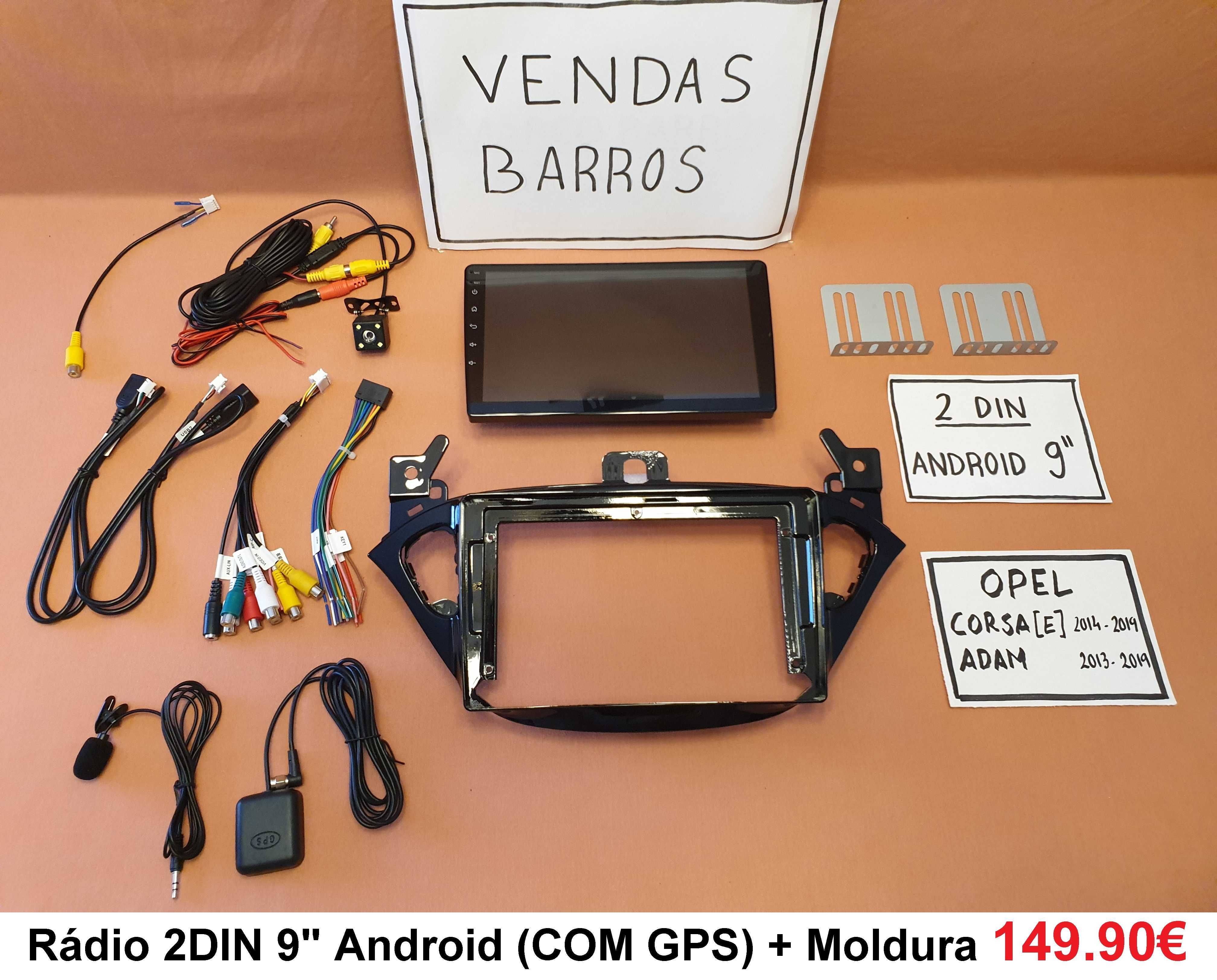 Rádio 2DIN 9" [4+32GB] • Opel CORSA [E] • ADAM • MOKKA • KARL Android