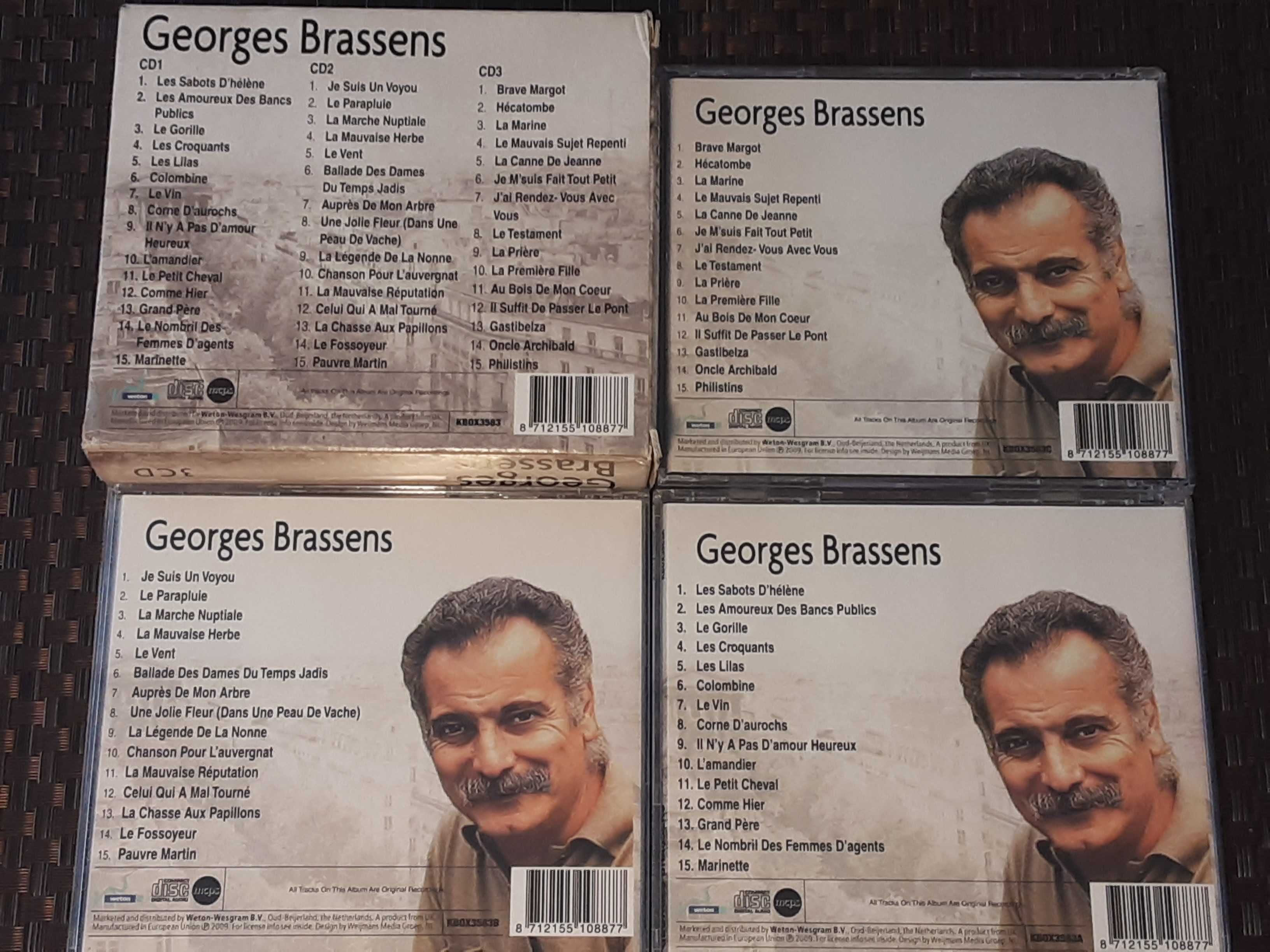3 CD Georges Brassens