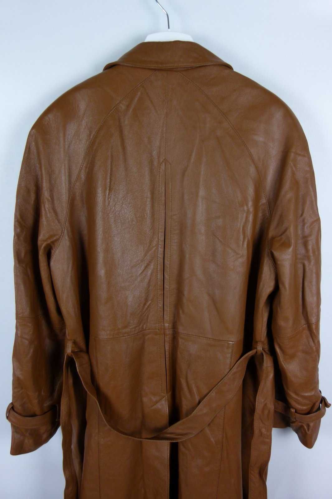 Beged-or płaszcz leather vintage wool kaszmir/ XXL