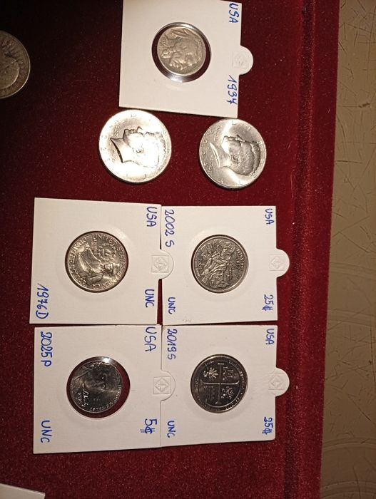 Monety USA/UNC mix